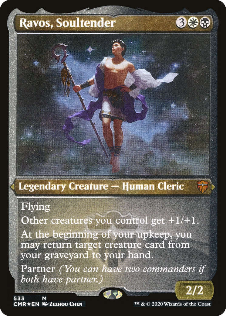 Ravos, Soultender (Foil Etched) (CMR-533) [Commander Legends] Foil MTG Single Wizards of the Coast