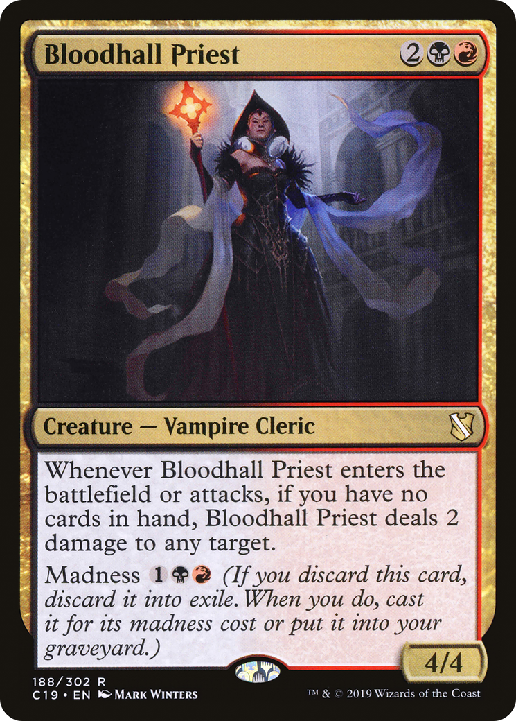 Bloodhall Priest (C19-188) [Commander 2019] MTG Single Wizards of the Coast