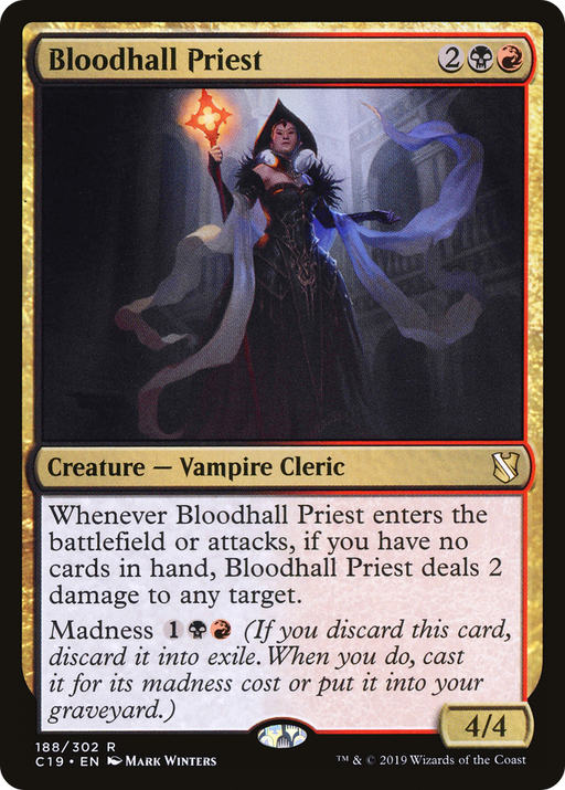 Bloodhall Priest (C19-188) [Commander 2019] MTG Single Wizards of the Coast