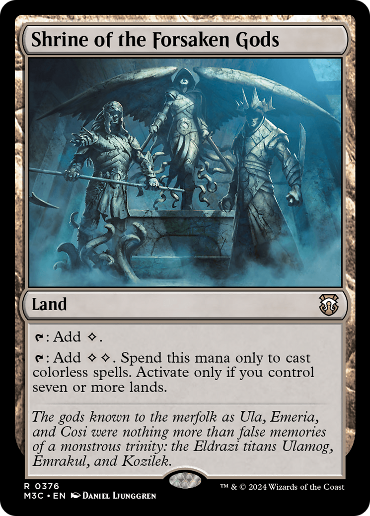 Shrine of the Forsaken Gods (M3C-376) [Modern Horizons 3 Commander] MTG Single Wizards of the Coast