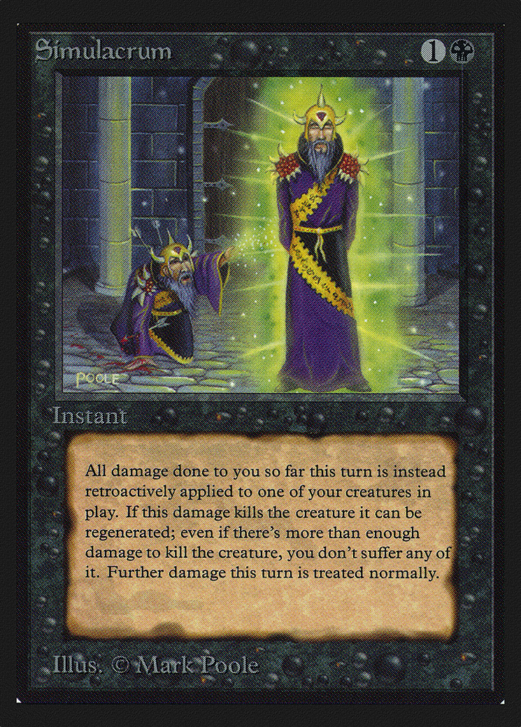 Simulacrum (CED-129) [Collectors' Edition] MTG Single Wizards of the Coast