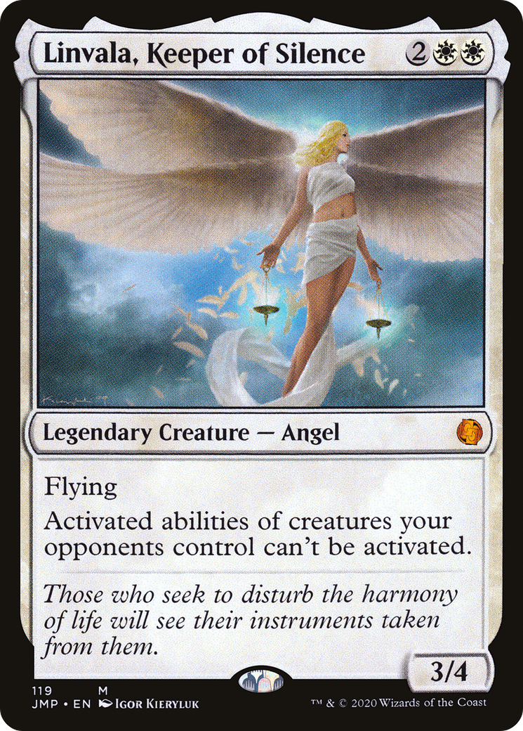 Linvala, Keeper of Silence (JMP-119) [Jumpstart] MTG Single Wizards of the Coast