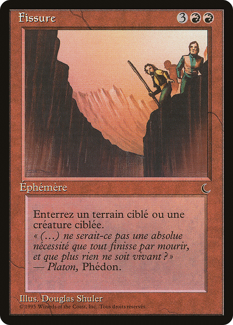 Fissure (REN-085) [Renaissance] MTG Single Wizards of the Coast
