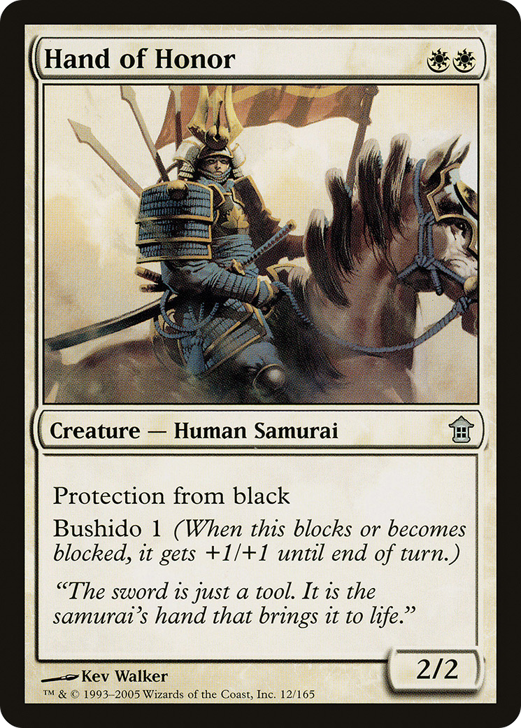 Hand of Honor (SOK-012) [Saviors of Kamigawa] MTG Single Wizards of the Coast