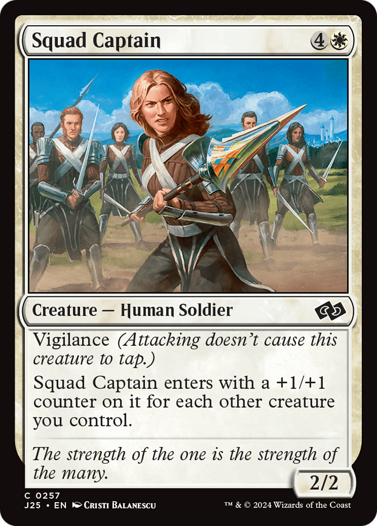 Squad Captain (J25-257) [Foundations Jumpstart] MTG Single Wizards of the Coast