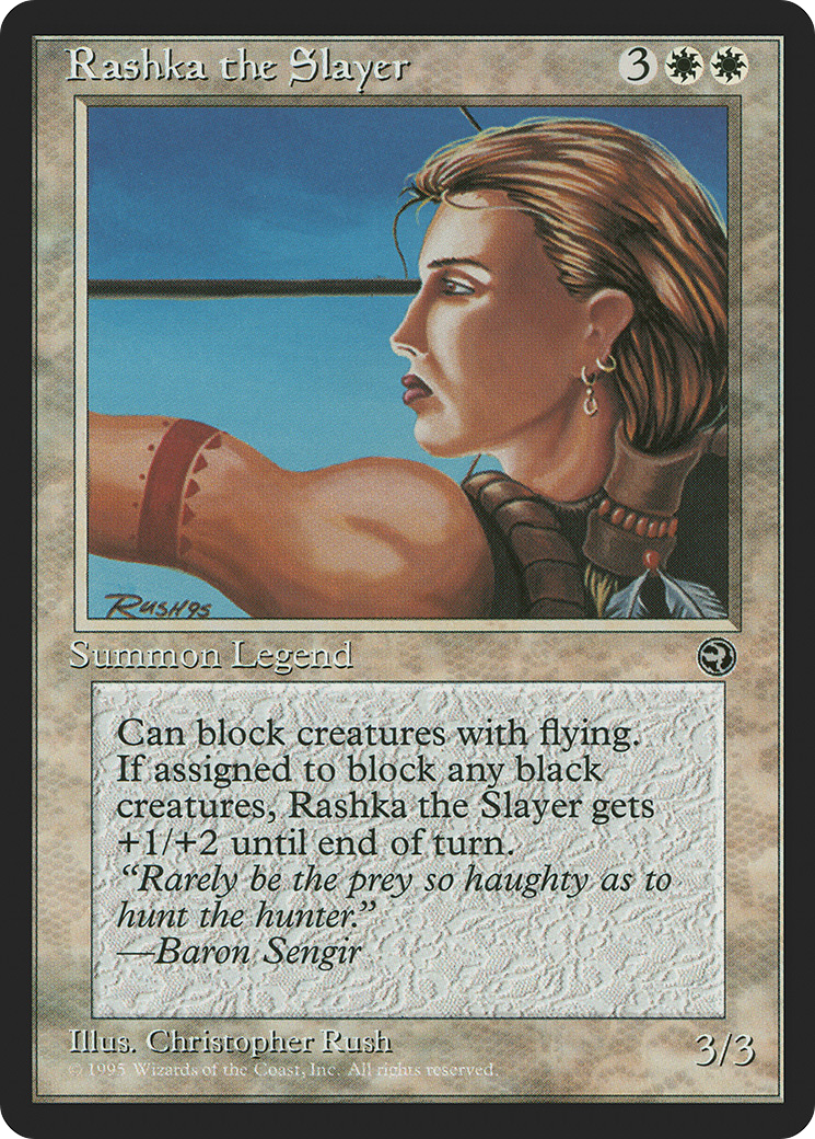 Rashka the Slayer (HML-012) [Homelands] MTG Single Wizards of the Coast