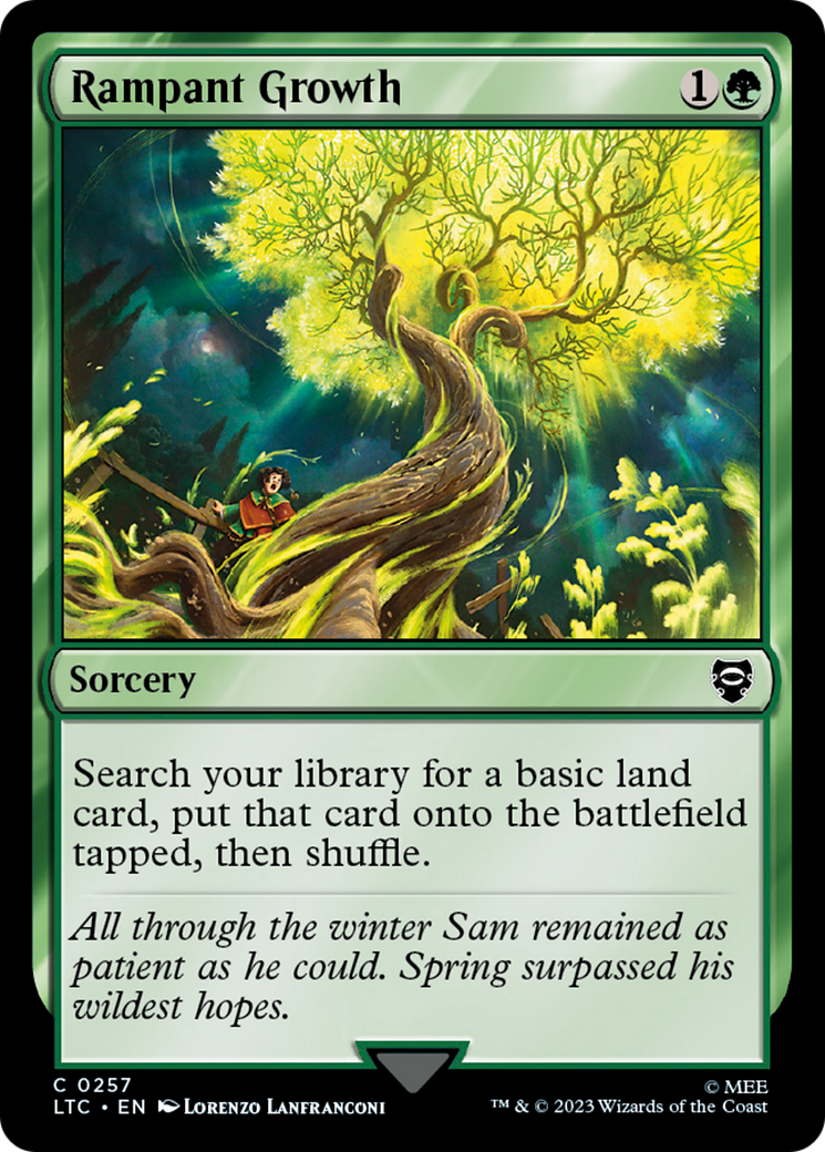 Rampant Growth (LTC-257) [Tales of Middle-earth Commander] MTG Single Wizards of the Coast