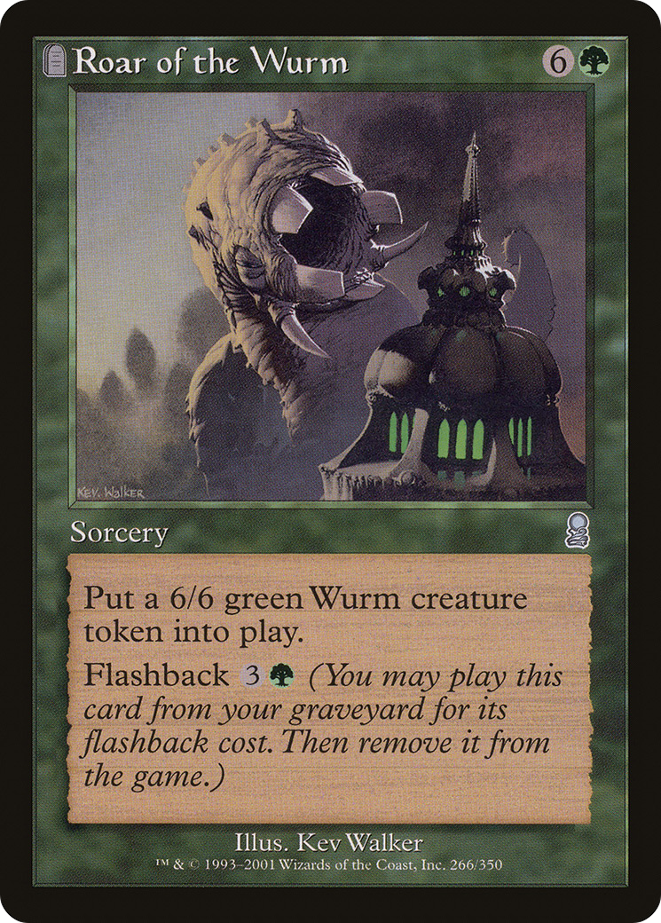 Roar of the Wurm (ODY-266) [Odyssey] MTG Single Wizards of the Coast