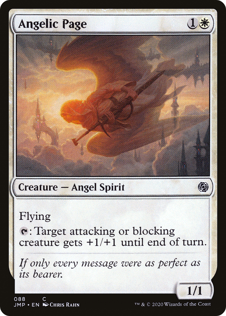 Angelic Page (JMP-088) [Jumpstart] MTG Single Wizards of the Coast