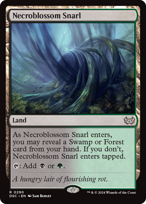 Necroblossom Snarl (DSC-290) [Duskmourn: House of Horror Commander] MTG Single Wizards of the Coast