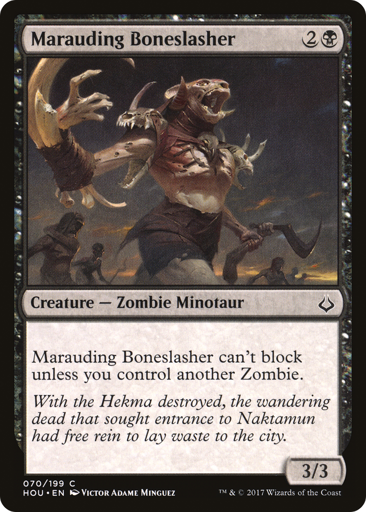 Marauding Boneslasher (HOU-070) [Hour of Devastation] MTG Single Wizards of the Coast