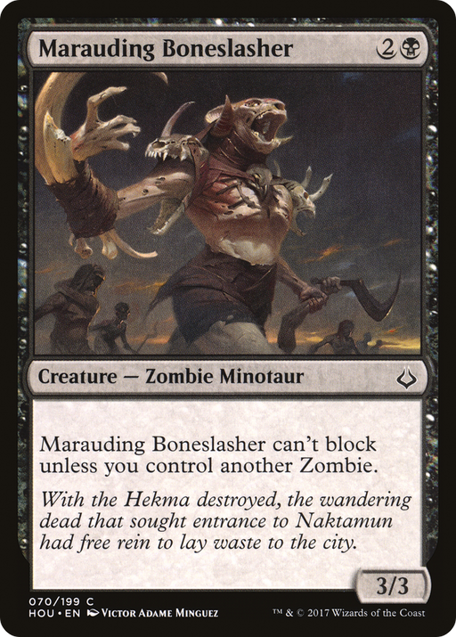 Marauding Boneslasher (HOU-070) [Hour of Devastation] MTG Single Wizards of the Coast