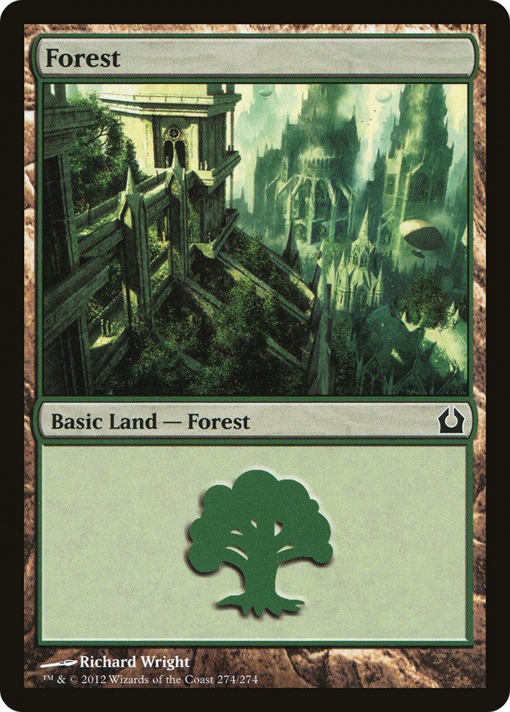 Forest (274) (RTR-274) [Return to Ravnica] Foil MTG Single Wizards of the Coast