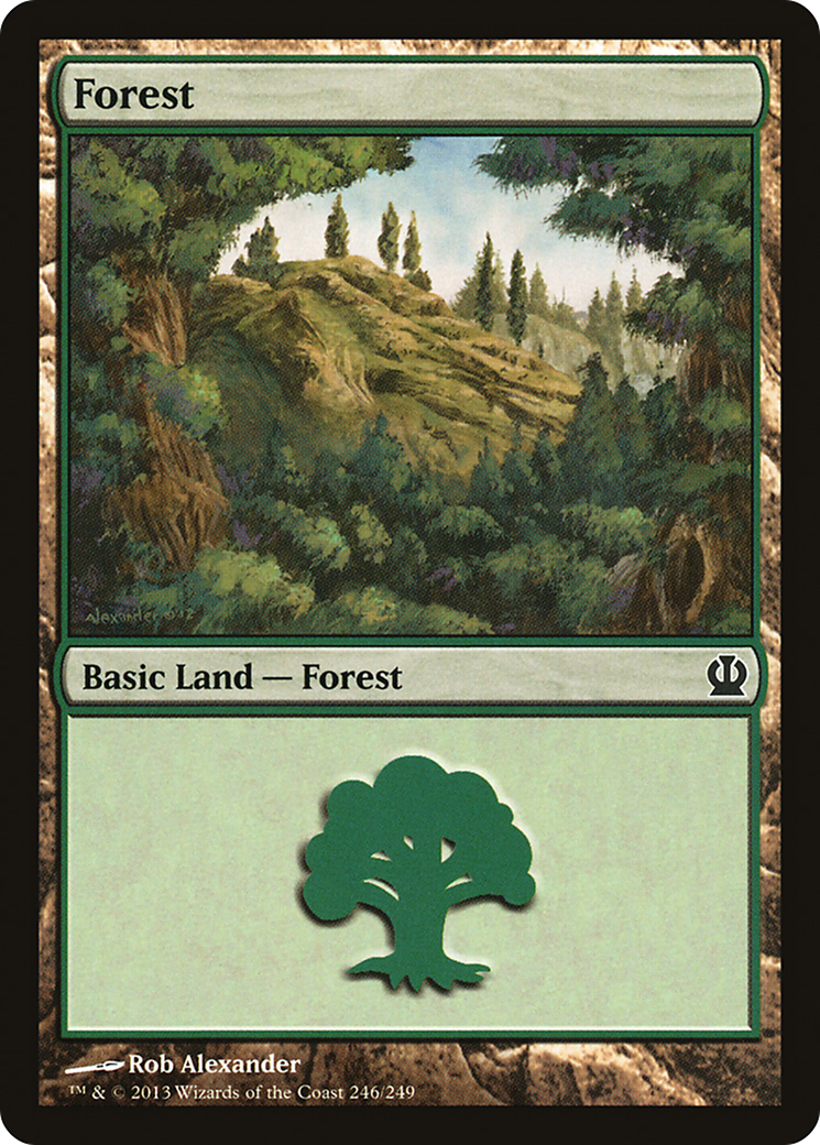 Forest (246) (THS-246) [Theros] MTG Single Wizards of the Coast