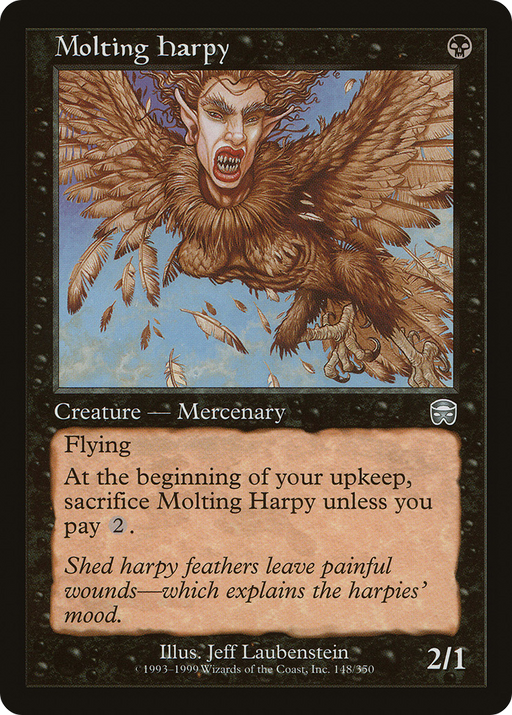 Molting Harpy (MMQ-148) [Mercadian Masques] MTG Single Wizards of the Coast