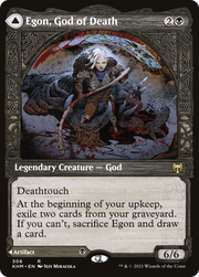 Egon, God of Death // Throne of Death (KHM-306) [Kaldheim] (Showcase) Foil MTG Single Wizards of the Coast
