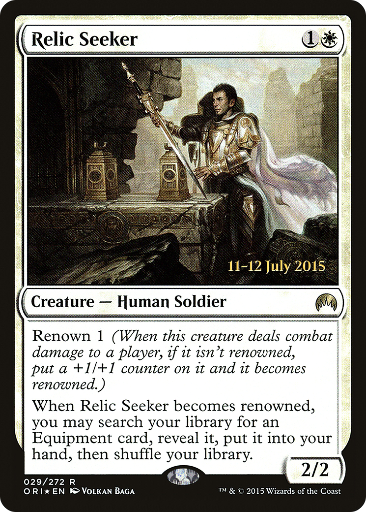 Relic Seeker (PRE-029) [Magic Origins Promos] Foil MTG Single Wizards of the Coast