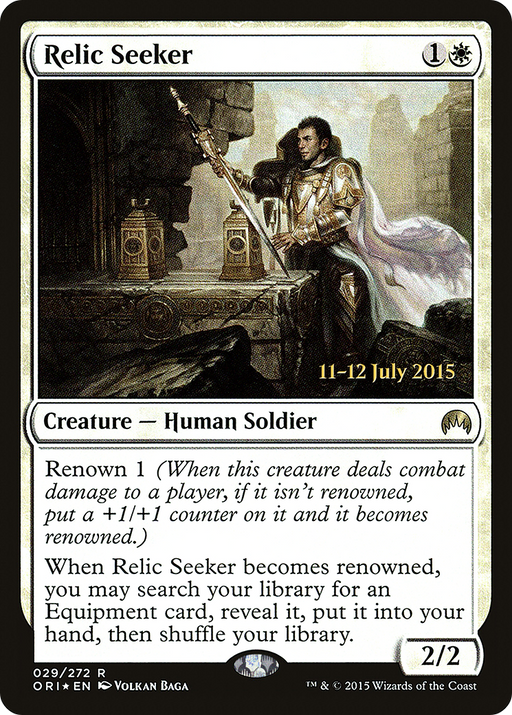 Relic Seeker (PRE-029) [Magic Origins Promos] Foil MTG Single Wizards of the Coast