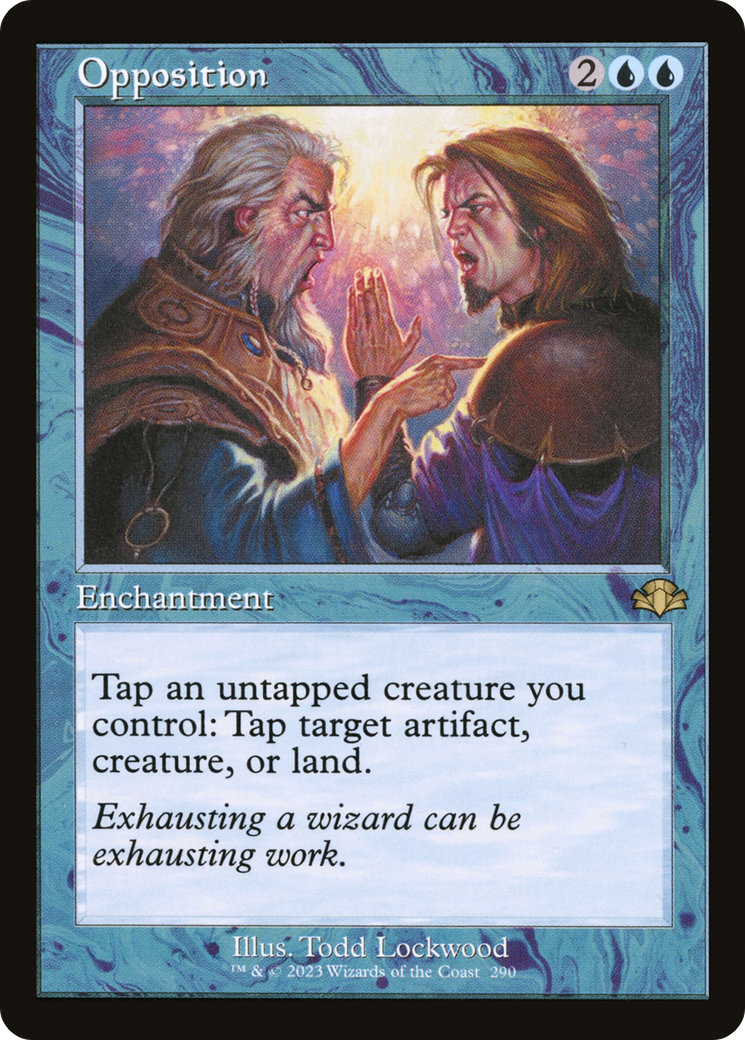 Opposition (DMR-290) [Dominaria Remastered] Foil MTG Single Wizards of the Coast