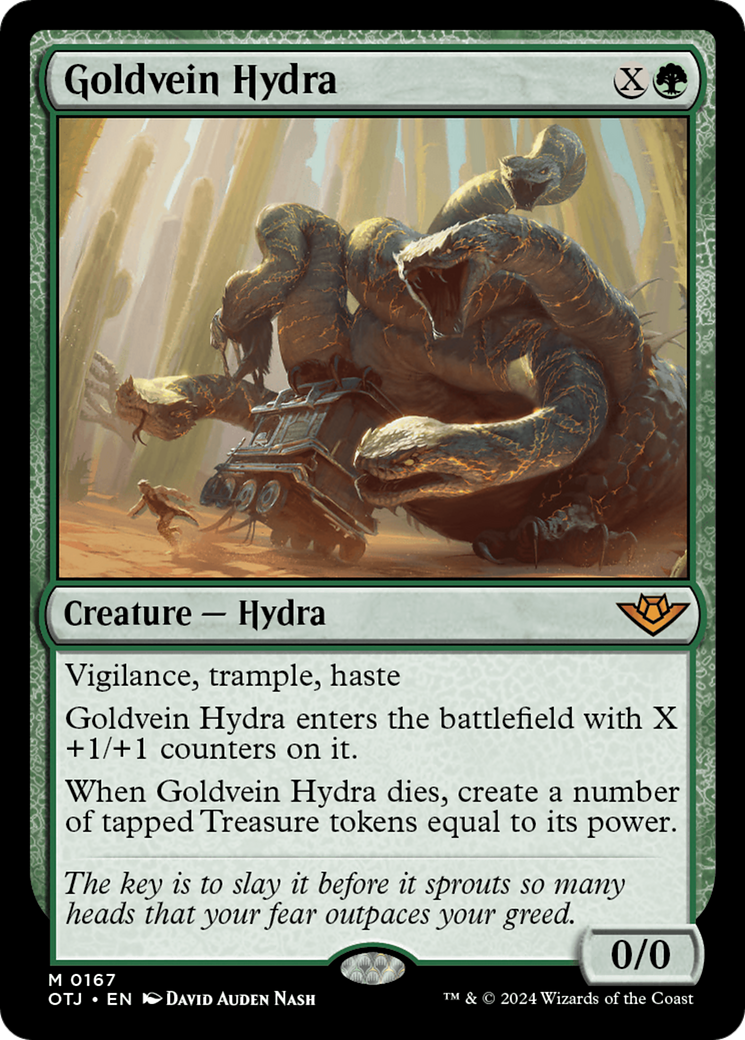 Goldvein Hydra (OTJ-167) [Outlaws of Thunder Junction] MTG Single Wizards of the Coast