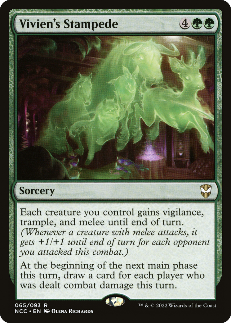 Vivien's Stampede (NCC-065) [New Capenna Commander] MTG Single Wizards of the Coast