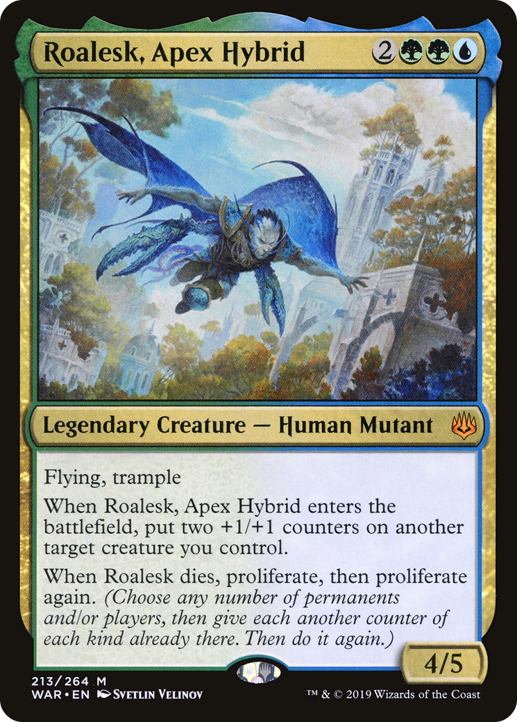 Roalesk, Apex Hybrid (WAR-213) [War of the Spark] Foil MTG Single Wizards of the Coast