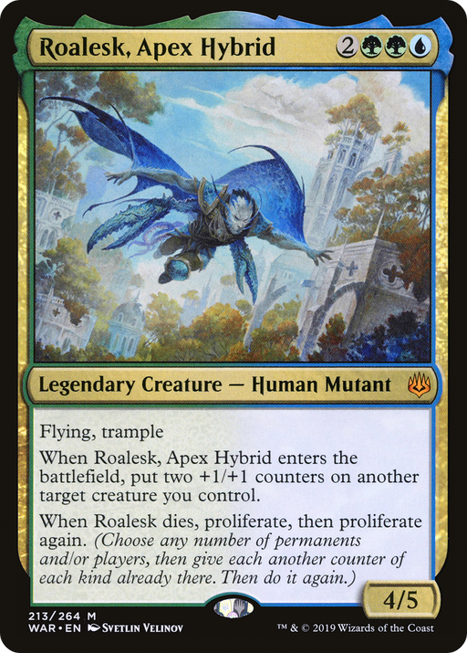 Roalesk, Apex Hybrid (WAR-213) [War of the Spark] Foil MTG Single Wizards of the Coast