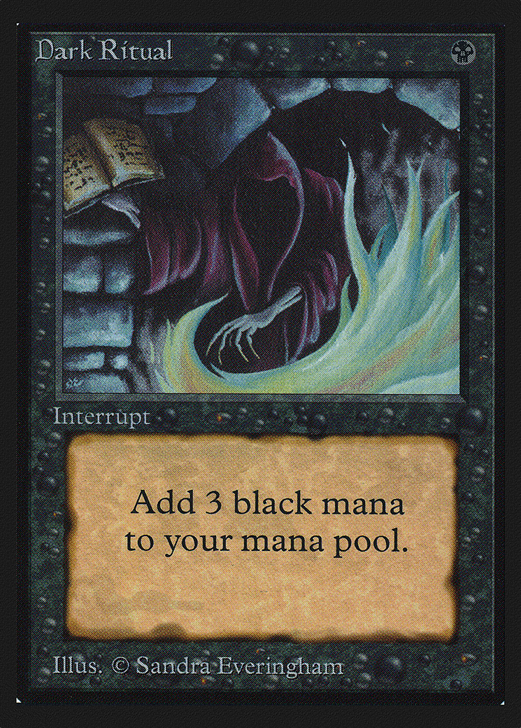 Dark Ritual (IE) (IED-) [Intl. Collectors' Edition] MTG Single Wizards of the Coast