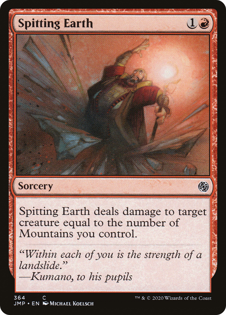 Spitting Earth (JMP-364) [Jumpstart] MTG Single Wizards of the Coast