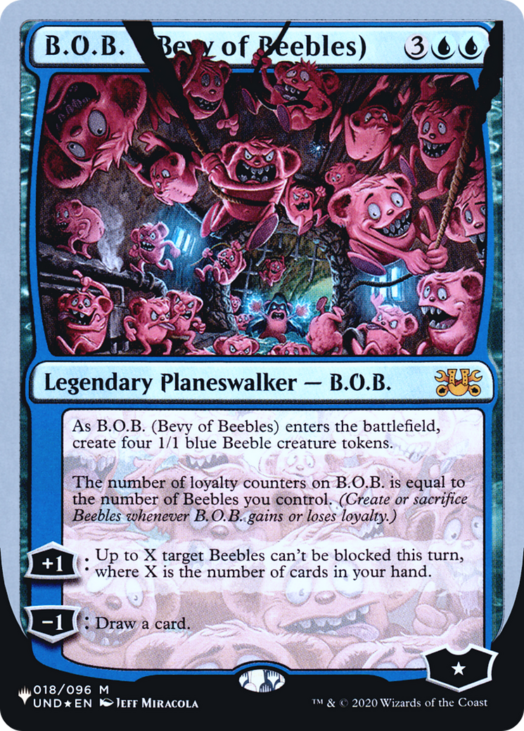 B.O.B. (Bevy of Beebles) (LIST-013) [Mystery Booster] The List (Unfinity Foil Edition) Foil MTG Single Wizards of the Coast