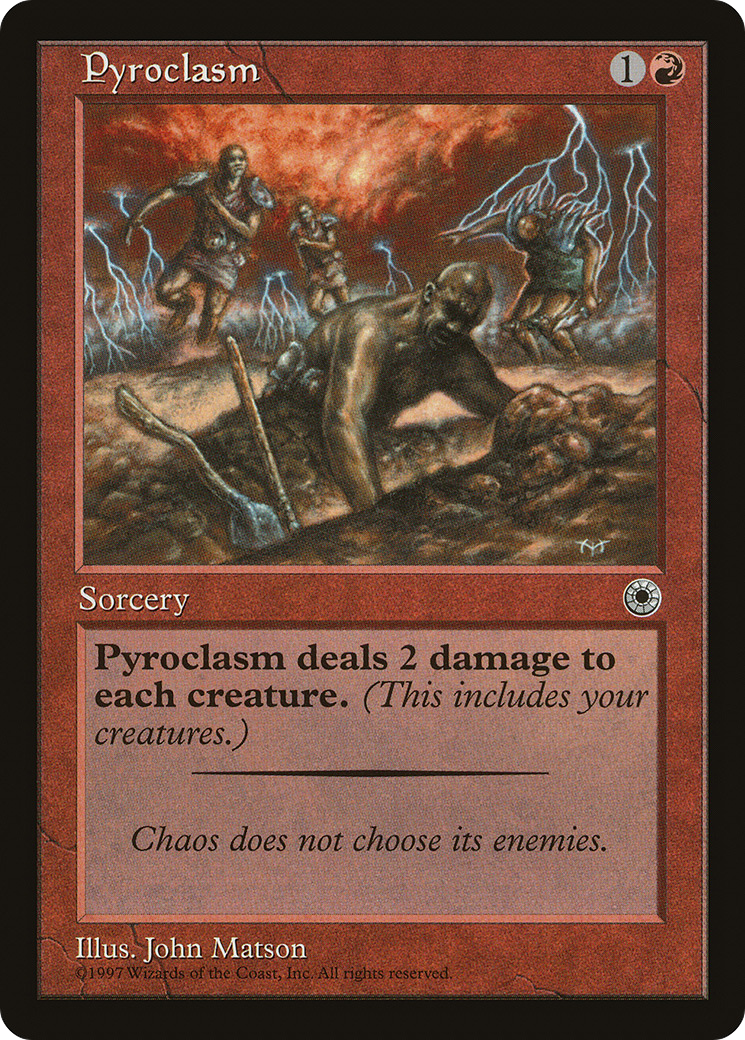 Pyroclasm (POR-143) [Misc] Portal MTG Single Wizards of the Coast