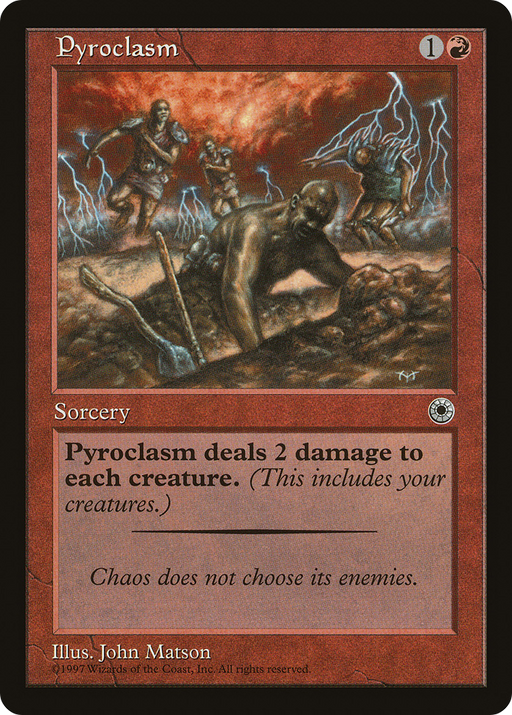 Pyroclasm (POR-143) [Misc] Portal MTG Single Wizards of the Coast