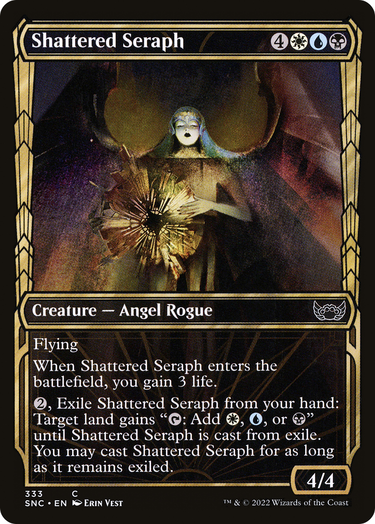 Shattered Seraph (SNC-333) [Streets of New Capenna] (Showcase) Foil MTG Single Wizards of the Coast