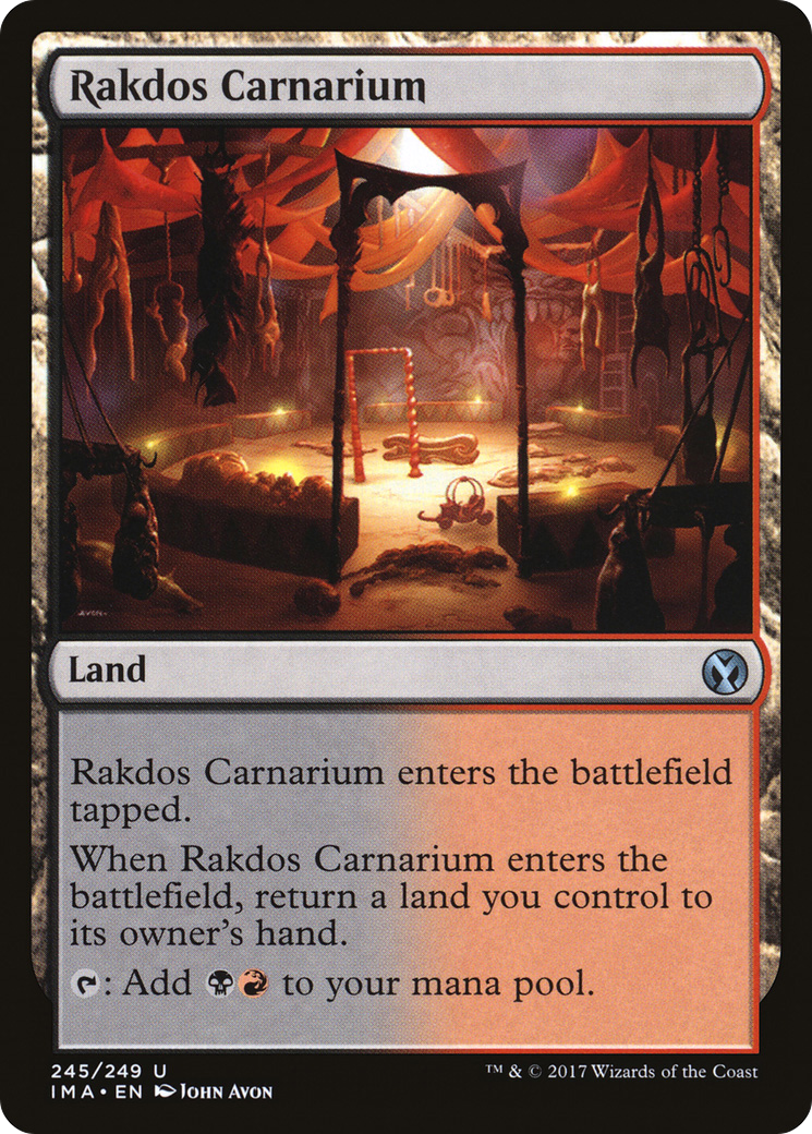 Rakdos Carnarium (IMA-245) [Iconic Masters] MTG Single Wizards of the Coast