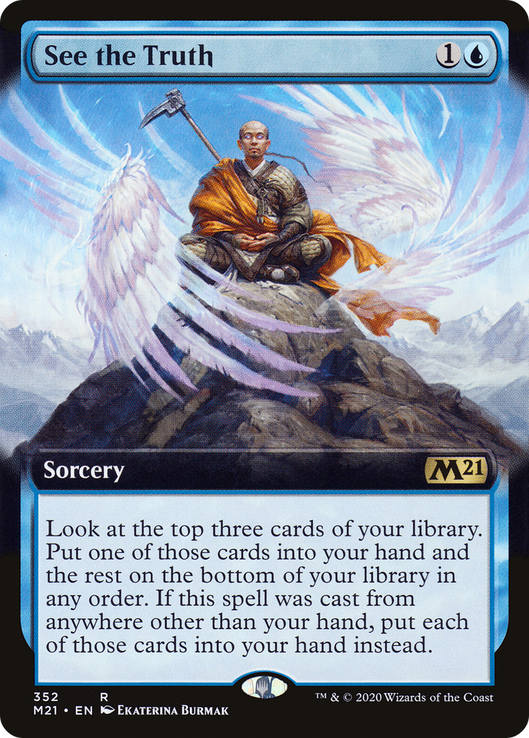 See the Truth (M21-352) [Core Set 2021] (Extended Art) Foil MTG Single Wizards of the Coast