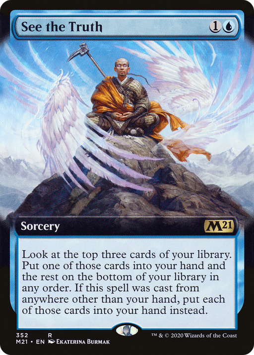 See the Truth (M21-352) [Core Set 2021] (Extended Art) Foil MTG Single Wizards of the Coast