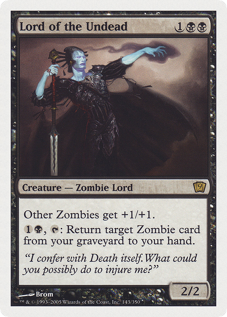 Lord of the Undead (9ED-143) [9th Edition] MTG Single Wizards of the Coast