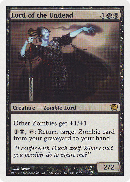 Lord of the Undead (9ED-143) [9th Edition] MTG Single Wizards of the Coast