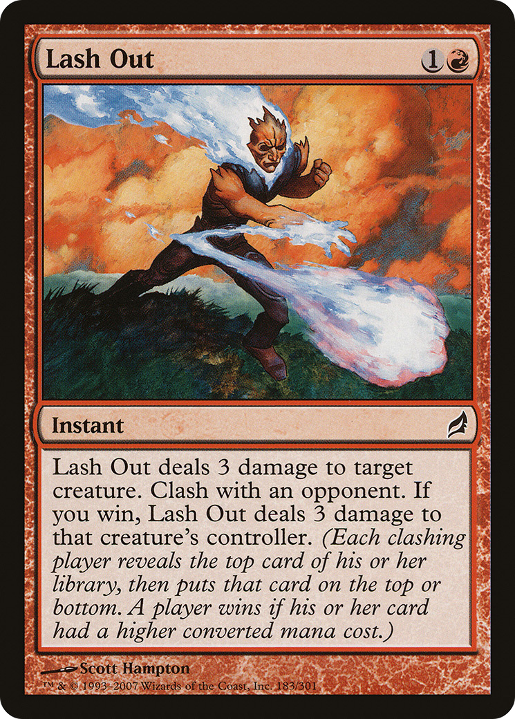 Lash Out (LRW-183) [Lorwyn] MTG Single Wizards of the Coast