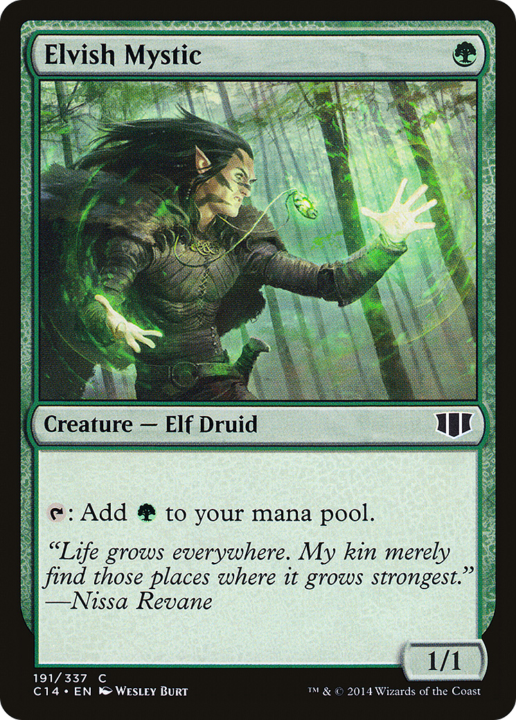 Elvish Mystic (C14-191) [Commander 2014] MTG Single Wizards of the Coast