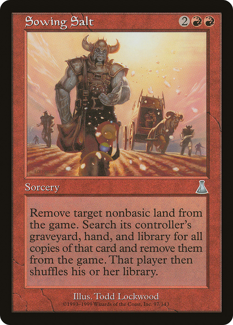 Sowing Salt (UDS-097) [Urza's Destiny] Foil MTG Single Wizards of the Coast