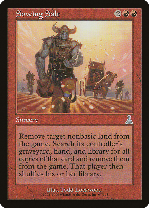 Sowing Salt (UDS-097) [Urza's Destiny] Foil MTG Single Wizards of the Coast
