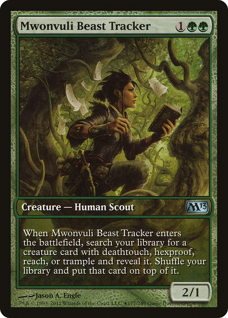 Mwonvuli Beast Tracker (GAME-177) [Magic 2013 Promos] MTG Single Wizards of the Coast