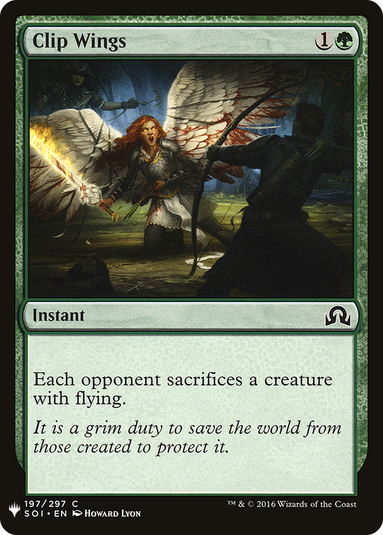 Clip Wings (LIST-SOI-197) [Mystery Booster] The List MTG Single Wizards of the Coast