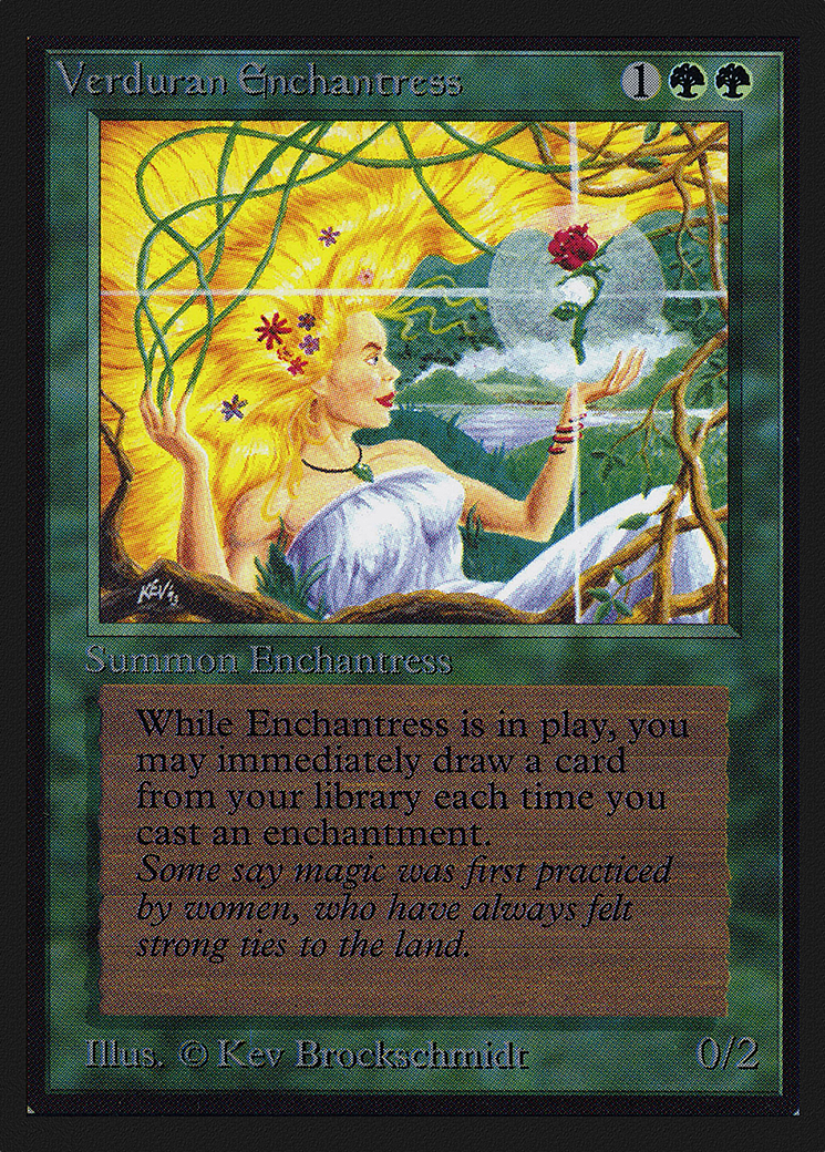 Verduran Enchantress [Collectors' Edition] MTG Single Magic: The Gathering