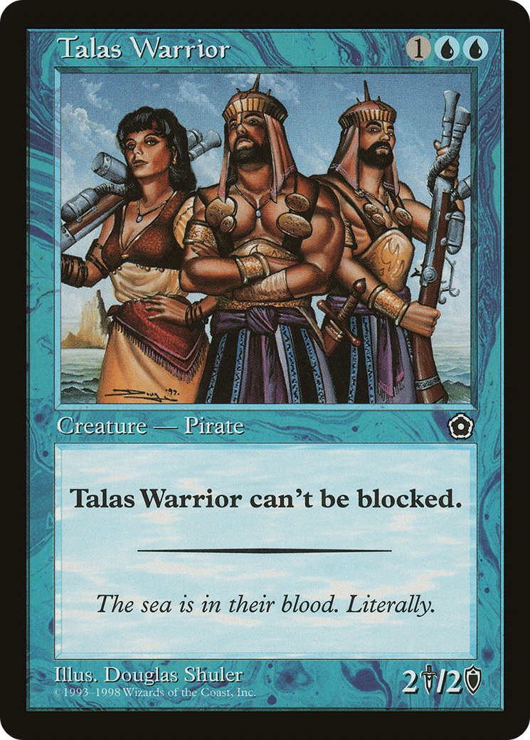 Talas Warrior (P02-053) [Misc] Portal Second Age MTG Single Wizards of the Coast