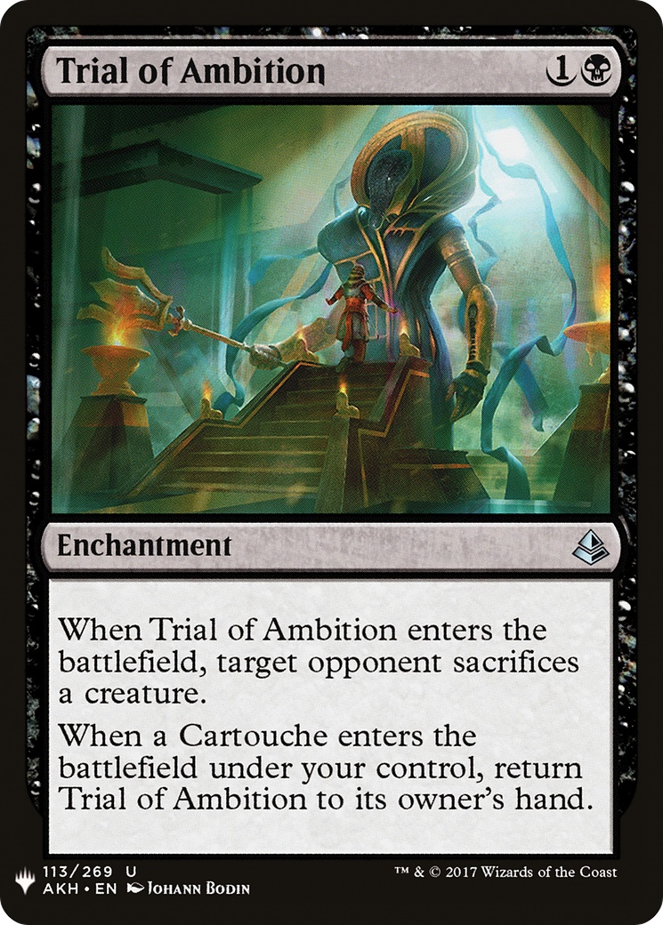 Trial of Ambition (LIST-AKH-113) [Mystery Booster] The List MTG Single Wizards of the Coast