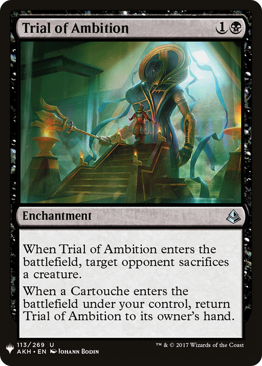 Trial of Ambition (LIST-AKH-113) [Mystery Booster] The List MTG Single Wizards of the Coast
