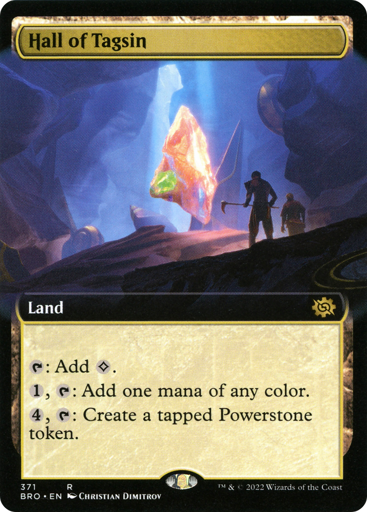 Hall of Tagsin (BRO-371) [The Brothers' War] (Extended Art) Foil MTG Single Wizards of the Coast