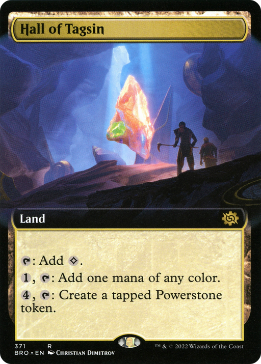 Hall of Tagsin (BRO-371) [The Brothers' War] (Extended Art) MTG Single Wizards of the Coast